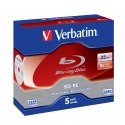 Verbatim 43615 tühi Blu-Ray-plaat BD-RE 25 GB 5 tk