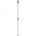 Telescopic brush handle 80-140cm light grey