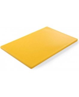 Cutting board HACCP canvas 450x300mm yellow - Hendi 825563