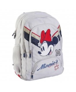 Cerda School bag Minnie Mouse Light gray (30 x 18 x 46 cm)