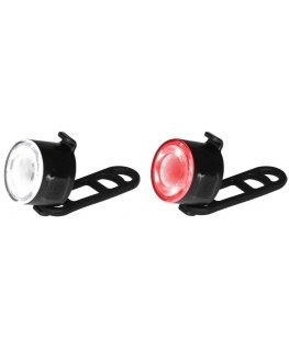 Atom Rechargeable bicycle front and rear light