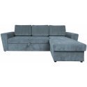 Blue Corner sofa bed INGMAR sea mėlynas