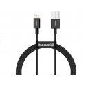 Baseus CALYS-A01 lightning cable 1 m Black
