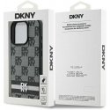 Case DKNY DKHCP16XPCPTSSK iPhone 16 Pro Max 6.9" black/black hardcase Checkered Pattern & Printed Stripes