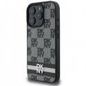 Case DKNY DKHCP16XPCPTSSK iPhone 16 Pro Max 6.9" black/black hardcase Checkered Pattern & Printed Stripes