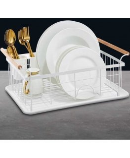 Dryer for dishes Decor 44 x 32 x 18.5 cm white AMBITION