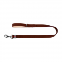 WAUDOG natural leather dog leash 14 mm wide, 122 cm long brown WAUDOG natural leather dog leash 14 mm wide, 122 cm long brown