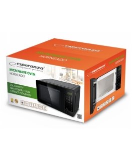 Esperanza EKO009 microwave Countertop Solo microwave 20 L 700 W Black