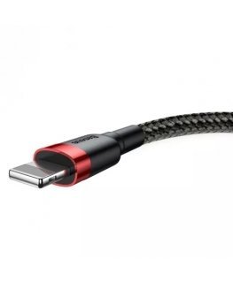 Baseus CALKLF-C19 lightning cable 2 m Black, Red