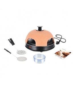 Emerio PO-115985 пицца-мейкер и печь для пиццы 4 пицца(ы) 900 W Черный, Оранжевый
