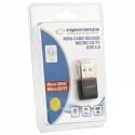 Esperanza EA134K card reader USB 2.0 Black, Silver, Transparent Esperanza EA134K card reader USB 2.0 Black, Silver, Transparent
