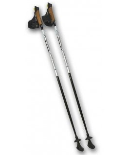 NORDIC WALKING POLES BEST SPORTING 1-SEQUENCES CARBON LENGTH 125CM