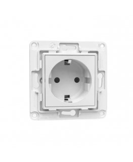 Shelly Wall Socket EU socket-outlet Type E White