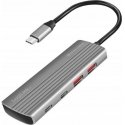 Mouse LogiLink USB 3.2 Gen2 Hub 4+1-Port aluminum