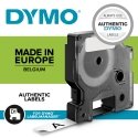 DYMO D1 - vakiopolyesteritarrat - Mustaa valkoisella - 6mm x 7m