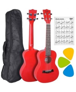 V-TONE UK23 RD Concert Acoustic Ukulele 23""