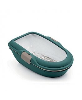 Cat toilet Furba Chic 59x39x22cm green|light gray