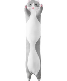 Milla & Måns - kissapehmolelu, 70 cm, harmaa