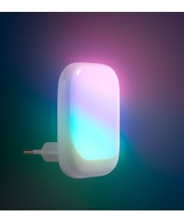 Fuj:tech Compact Lumina RGB night light with dimmer switch, 2 pcs, white