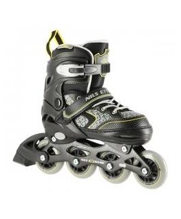 NH18192A 4in1 BLACK AND PURPLE SIZE M. S(29-33) INLINE SKATES WITH DIM. TUL. ICE HOCKEY NILS EXTREME