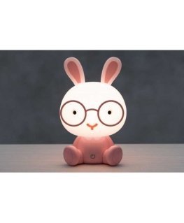 Dimmable Table lamp "Touch rabbit", pink