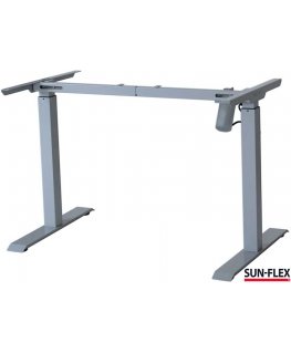 Adjustable height desk frame SUN-FLEX ADAPT I, gray