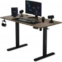 SENSE7 electric desk Nojo 120x60 black oak