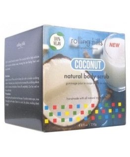 Rolling Hills, Coconut, Eliminates Impurities, Body Scrub, 250 g