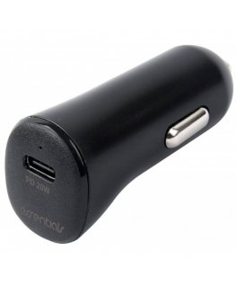 ESSENTIALS Car Charger 20W, 1x USB-C PD 20W, Juodas