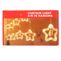 Ikonk LED curtain lights with figures 3 m 125LED warm white
