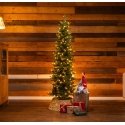 Enne Compact Pilar real-looking Christmas tree with lights, 185 cm