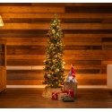 Enne Compact Pilar real-looking Christmas tree with lights, 185 cm