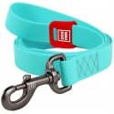 WAUDOG waterproof luminescent dog leash 25mm wide 183cm long turquoise