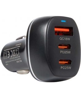 Blow Car charger with USB+USB-Cx2 50W G50C
