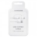 Samsung EP-DG930 USB-kaapeli USB 2.0 1,5 m USB A USB C/Micro-USB B Valkoinen
