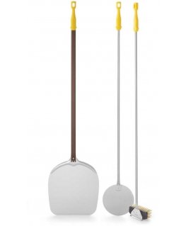 Pizza oven tool set 3 pcs. Lilly Codroipo, Hendi, gray