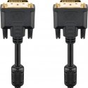 Goobay 93112 DVI kabelis 5 m DVI-D Melns