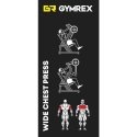 Chest muscle trainer Gymrex, black