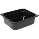 Hendi Black polycarbonate GN 1/2 container