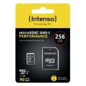 Intenso microSD 256GB UHS-I Perf CL10| Performance Klasės 10