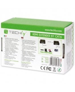 TECHLY EXTENDER HDMI HD 3D PO RJ45 TO 60M IDATA EXT-E70