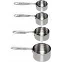 Heirol measuring cups 4 pcs., steel