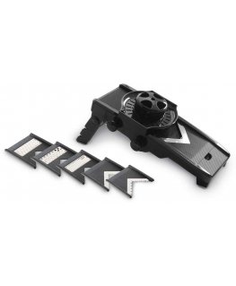 Hendi Professional manual vegetable slicer with 5 attachments