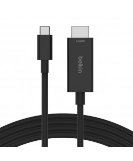 Belkin AVC012bt2MBK 2 m USB Veids-C HDMI Melns