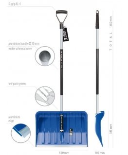 Prosperplast SNOW SHOVEL ALPINE Plinth. BLUE