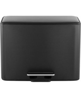 Enne Convi Bin 18 + 18 ltr trash can, matt black