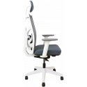 Office chair TUNE gray with white frame
