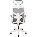Office chair TUNE gray with white frame