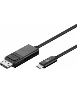 Goobay 79295 videokaapeli-adapteri 1,2 m USB Type-C DisplayPort musta