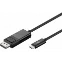 Goobay 79295 videokaapeli-adapteri 1,2 m USB Type-C DisplayPort musta